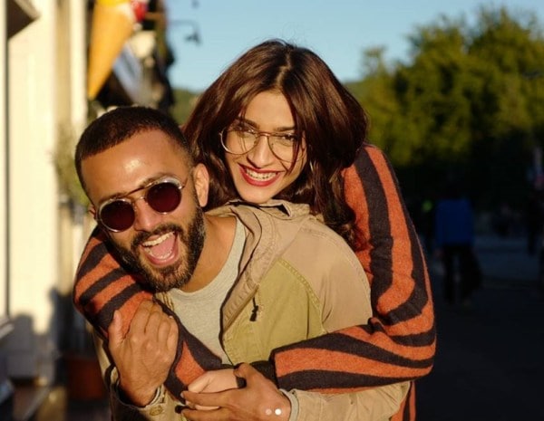 sonam kapoor with anand ahuja