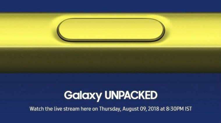 Samsung, Samsung Galaxy Note9, Galaxy Note 9, Galaxy Note 9 launch, Galaxy Note 9 event, Galaxy Note 9 vs Galaxy Note 8, Galaxy Note 9 Price in India, Galaxy Note 9 event date, Galaxy Note 9 specifications