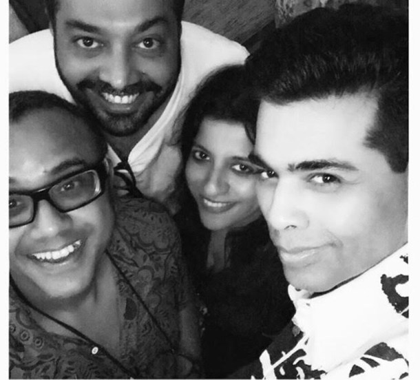 karan johar with lust stories director