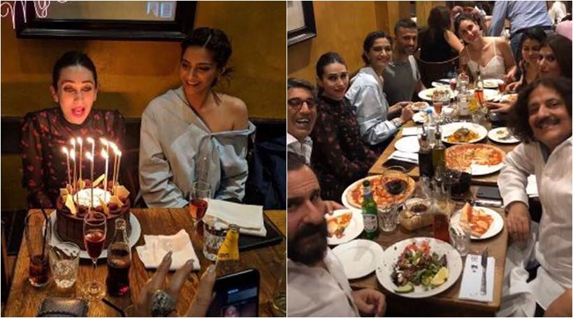 Sonam Kapoor at Kareena Kapoor's birthday bash