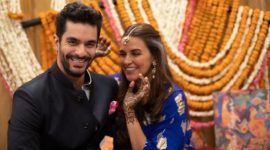 Neha Dhupia and Angad Bedi picture