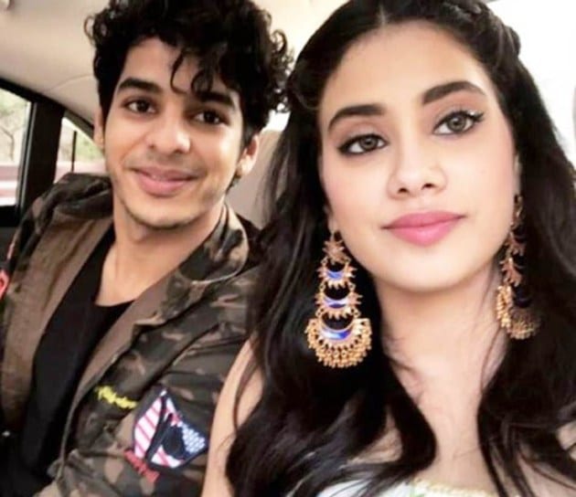 janhvi kapoor and ishaan khatter candid