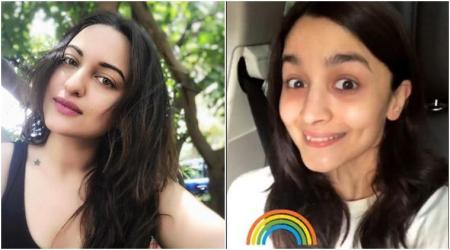 Alia Bhatt is excited as Sonakshi Sinha joins Kalank sets