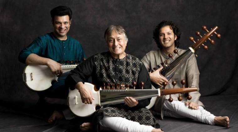 sarod players, ustad amjad ali khan, amaan ali bangash, ayaan ali bangash, sangeet natak akademi, Indian Express, Indian Express News