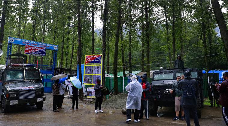 Amarnath yatra, Amarnath Yatra 2018, Amarnath yatra security, Amarnath yatra pilgirimage, Mahagun range, Amarnath Yatra route, Amarnath Yatra trek, Jammu and Kashmir, Amarnath Yatra rains,