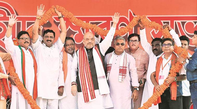 Sounds of Rabindrasangeet are getting drowned in bomb blasts: Amit Shah in Purulia