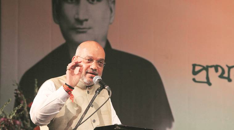 Amit Shah tweets against TMC