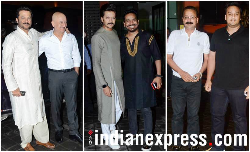 Anil Kapoor, Anupam Kher, Riteish Deshmukh