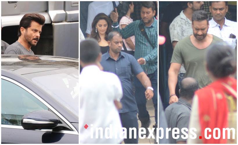 Anil Kapoor, Madhuri Dixit, Ajay Devgn