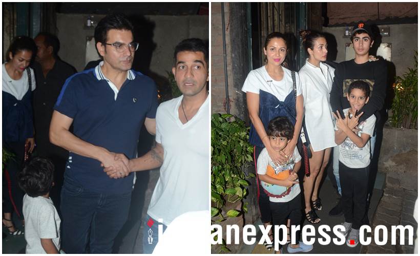 Arbaaz Khan, Malaika Arora, Amrita Arora, Shakeel Ladak