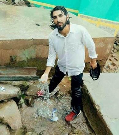 Army Jawan Aurangzeb who has been abducted by terrorists from Pulwama district. (Twitter/ANI)