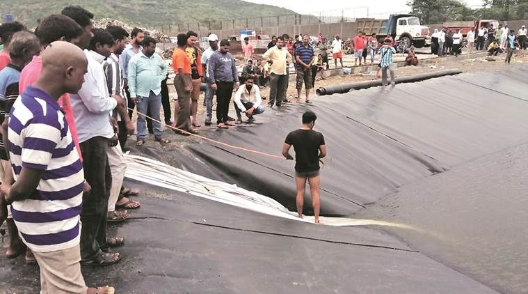 lonavala, Varsoli, two children drown, artificial pond, maharashtra news, indian express