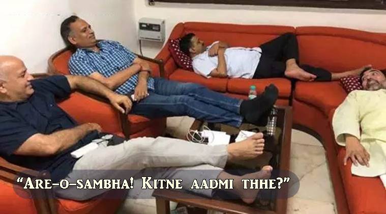 Arvind Kejriwal, Manish sisodia, Delhi statehood, AAP LG, Anil Baijal, AAP strike, why is AAP outside LG office, indian express, indian express news