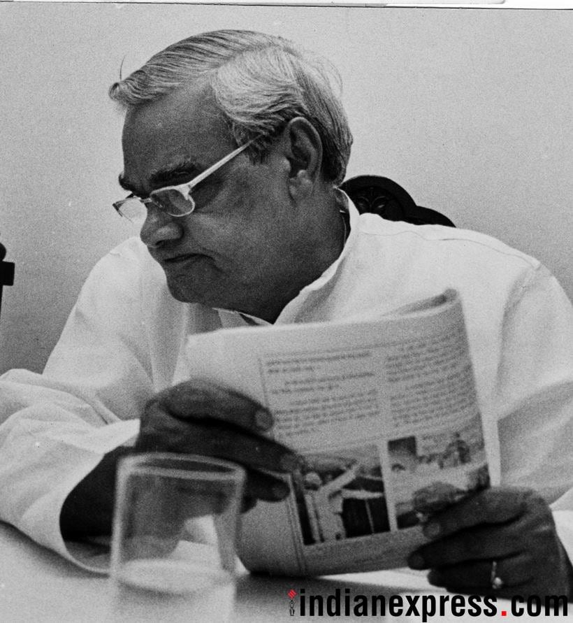 Atal Bihari Vajpayee, Atal Bihari Vajpayee photos, Vajpayee rare photos, Vajpayee health, Vajpayee death, BJP leader Vajpayee, Former Prime Minister, AIIMS, India news, Indian Express news