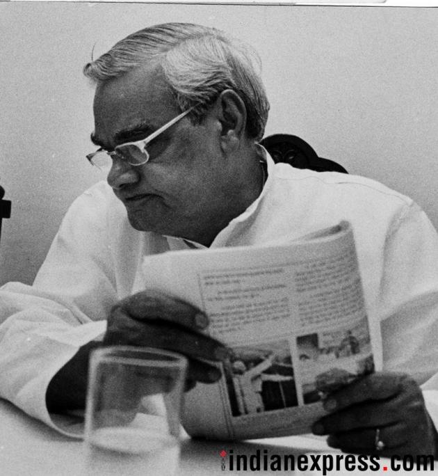 Atal Bihari Vajpayee, Atal Bihari Vajpayee photos, Vajpayee rare photos, Vajpayee health, Vajpayee death, BJP leader Vajpayee, Former Prime Minister, AIIMS, India news, Indian Express news