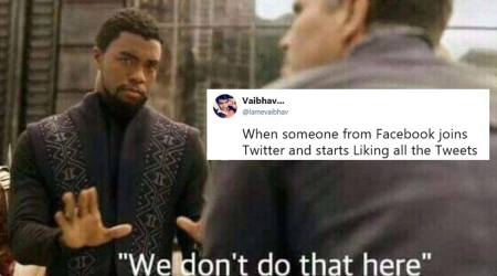 This Avengers: Infinity War scene featuring Black Panther and Hulk sets desi memes in motion