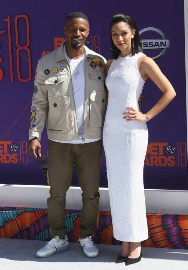 BET Awards 2018, BET Awards 2018 fashion, BET Awards 2018 winners, BET Awards 2018 stars, Jamie Foxx, Corinne Foxx, Elise Neal, Trevor Jackson, Halle Bailey, Chloe Bailey, Janelle Monáe, Blac Chyna, indian express, indian express news