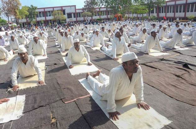 Yoga Day celebrations 2018: From one stretch to another, across the country