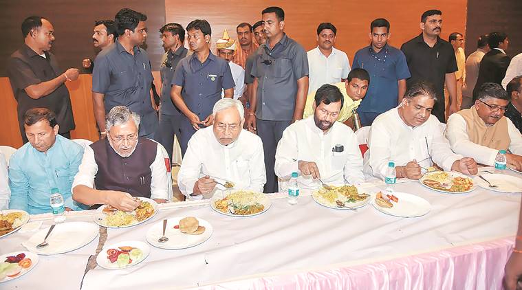 Bihar NDA allies meet over dinner, Upendra Kushwaha skips