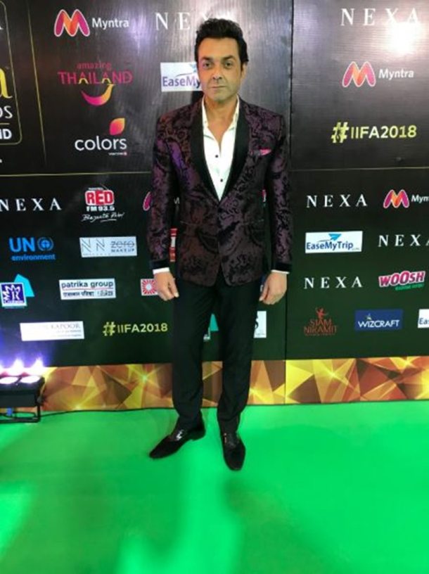bobby deol at iifa awards 2018