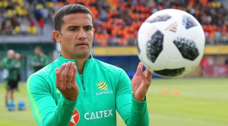 Soccer Football - World Cup - Australia Training - Trudovye Rezervy Stadium, Kazan, Russia - June 11, 2018. Australia's Tim Cahill during training. REUTERS/Alexey Nasyrov