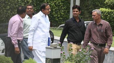 Chidambaram arrived at the agency's office early in the day. (File)