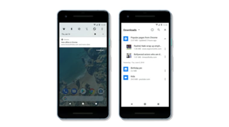 Google Chrome, Chrome Android browser update, Google Chrome content, Chrome downloads feature, Android smartphones, Wi-Fi networks, Chrome Android version, Chrome new features, spotty internet
