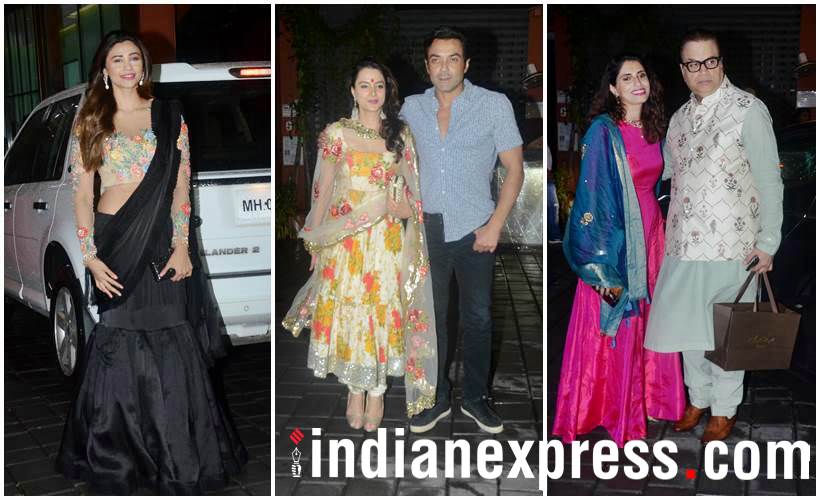 Daisy Shah, Bobby Deol, and Race 3 producer Ramesh Taurani