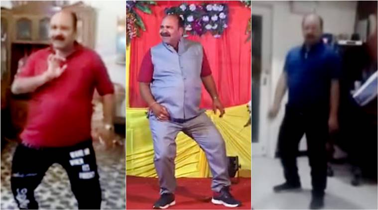 uncle dance Aap Ke Aa Jane Se, wedding dance, funny wedding dance, funny wedding dance viral, viral wedding dance, indian express, indian express trending news