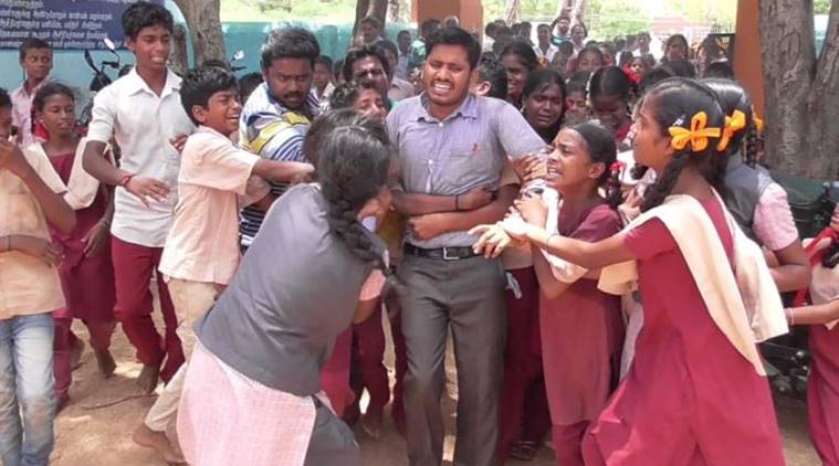 Tamil Nadu: Students protest teacher transfer, govt delays ...