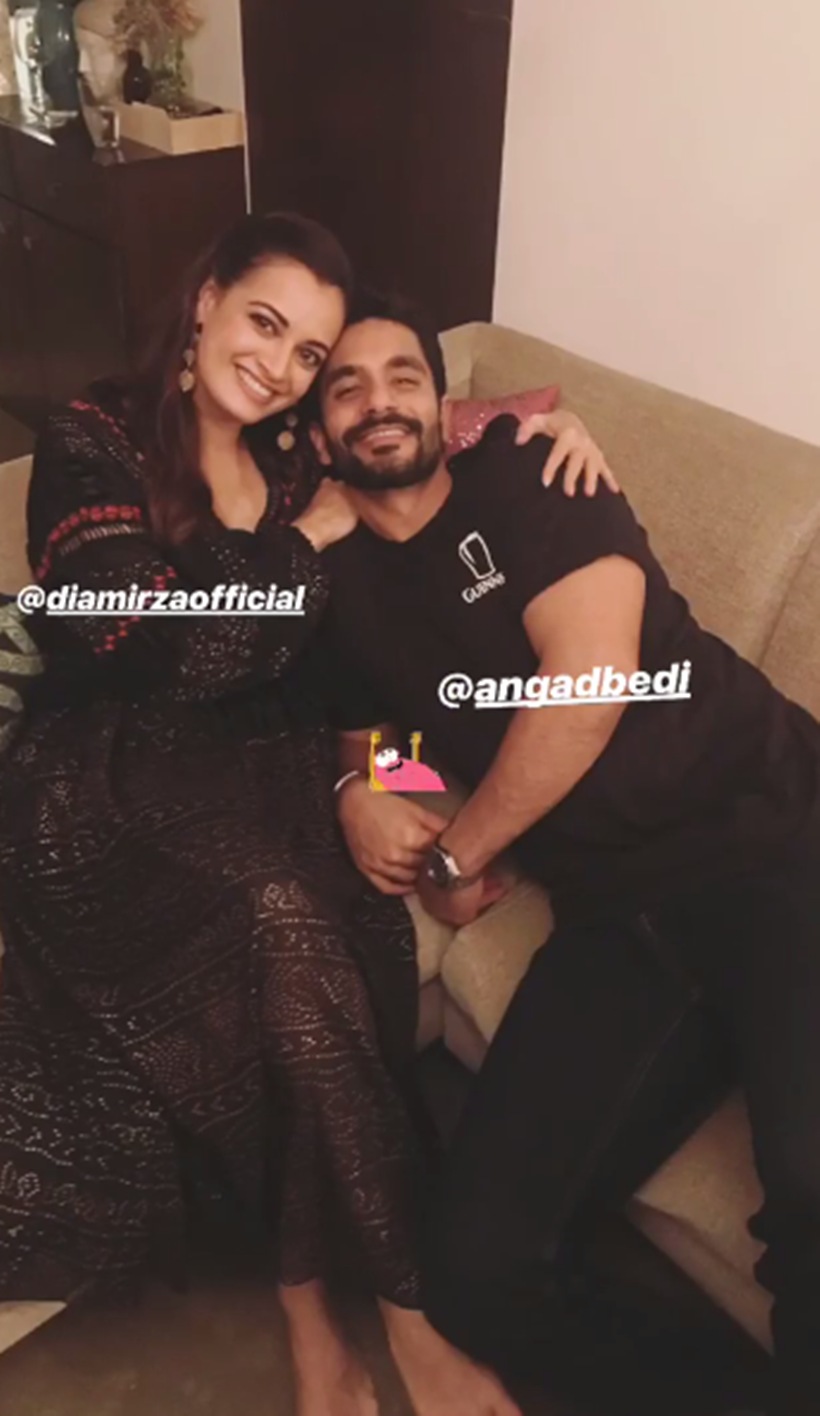 Dia Mirza, Angad Bedi