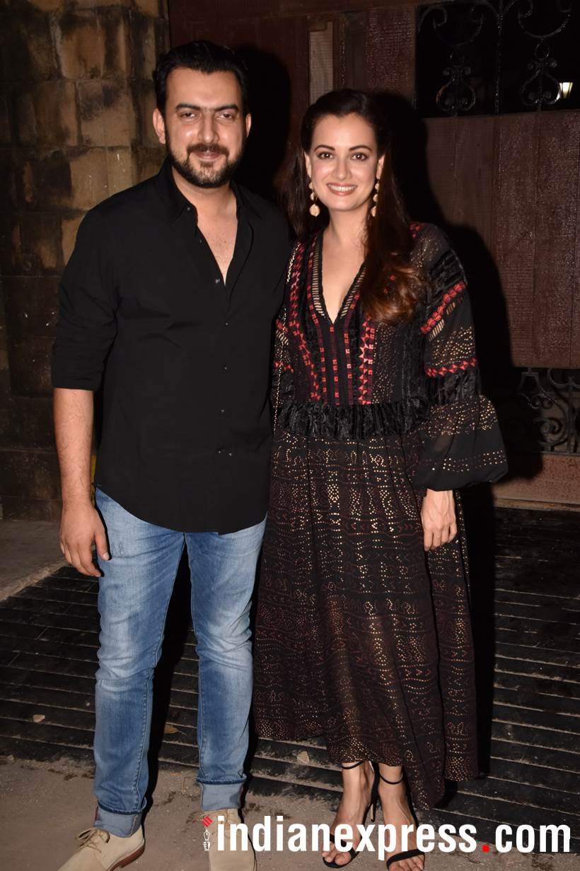 Dia Mirza and husband Sahil Sangha