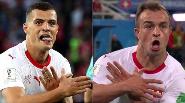 FIFA Word Cup 2018,Shaqiri, Xhaka, fifa world cup live streaming, serbia vs switzerland, serbia vs switzerland score, world cup, indian express, indian express news