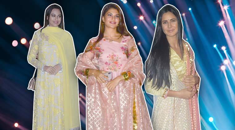 Katrina, Jacqueline, Sonakshi rule the room with their ethnic attires