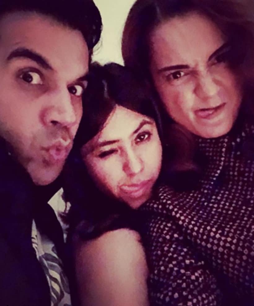 Ekta Kapoor, Kangana Ranaut, Rajkummar Rao