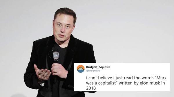 elon musk, elon musk marx, elon musk capitalist, elon musk socialts, elon musk socialism, elon musk marx capitalist tweet, viral news, indian express, tech news,