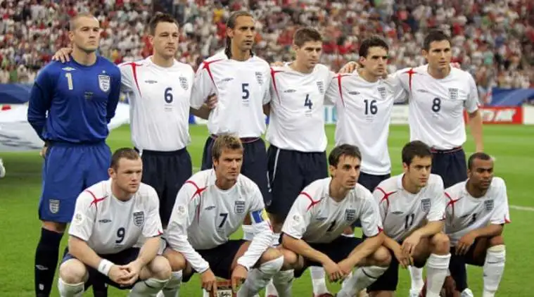England's 2006 World Cup squad in Germany
