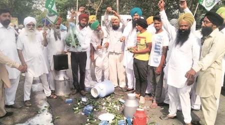 farmers protest