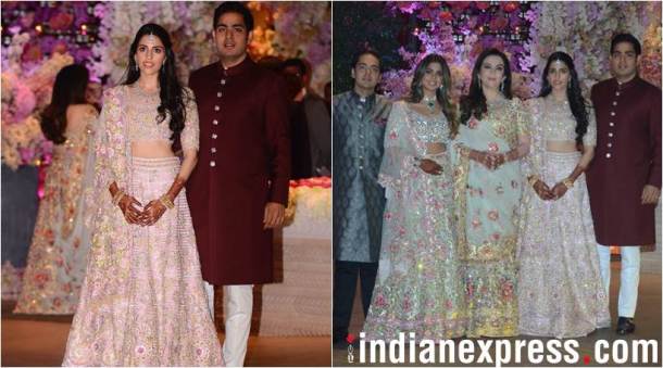 Nita Ambani at Akash Ambani Shloka Mehta engagemnet