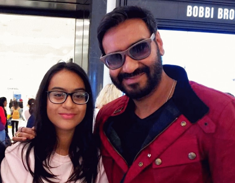 Ajay Devhn with daughter