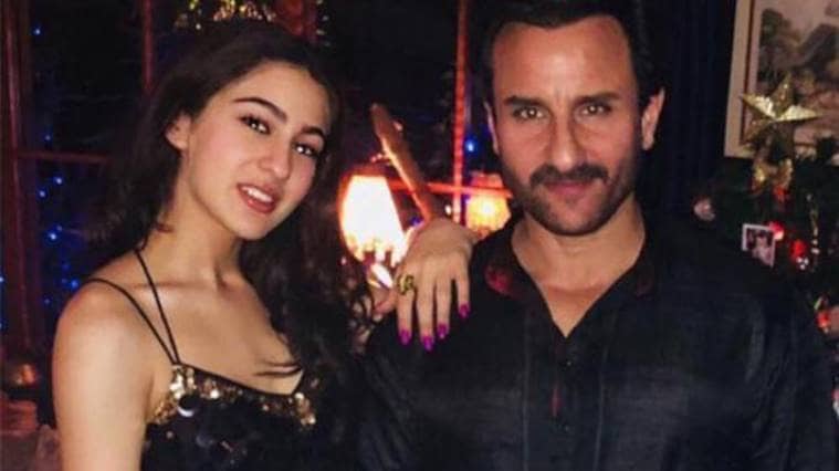 Saif with Sara Ali Khan