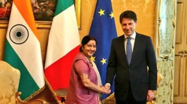 Sushma Swaraj calls Italian PM; discusses steps to revitalise bilateral ties