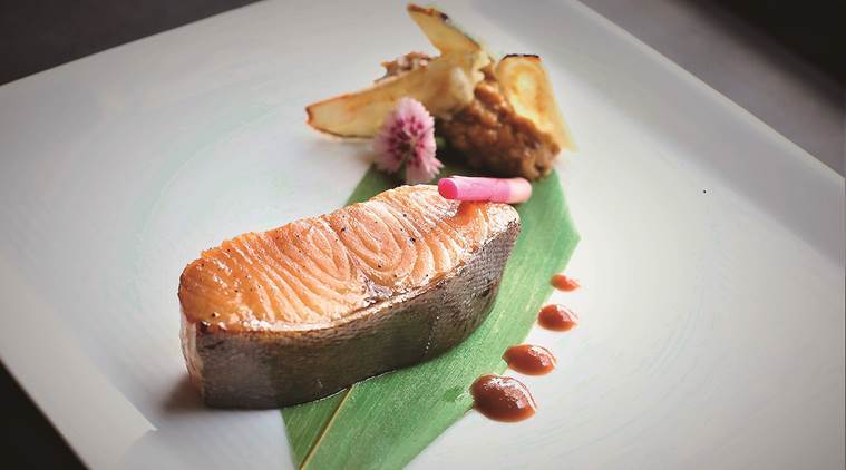 Miso Black Cod and Smoked Eggplant.