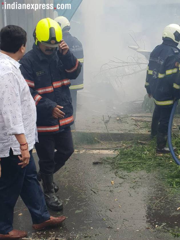 Mumbai chartered plane crash kills 5