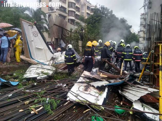 Mumbai chartered plane crash kills 5