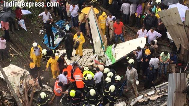 Mumbai chartered plane crash kills 5