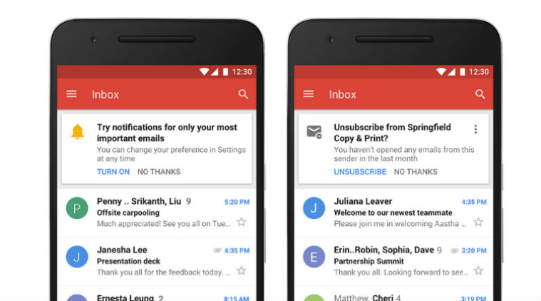 Google, Gmail, Gmail redesign, Gmail high-priority notifications, Gmail revamp, Gmail for iOS, Gmail new features, Gmail update 