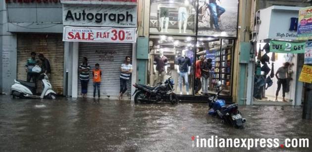 heavy rains lash gujarat, waterlogging in several cities
