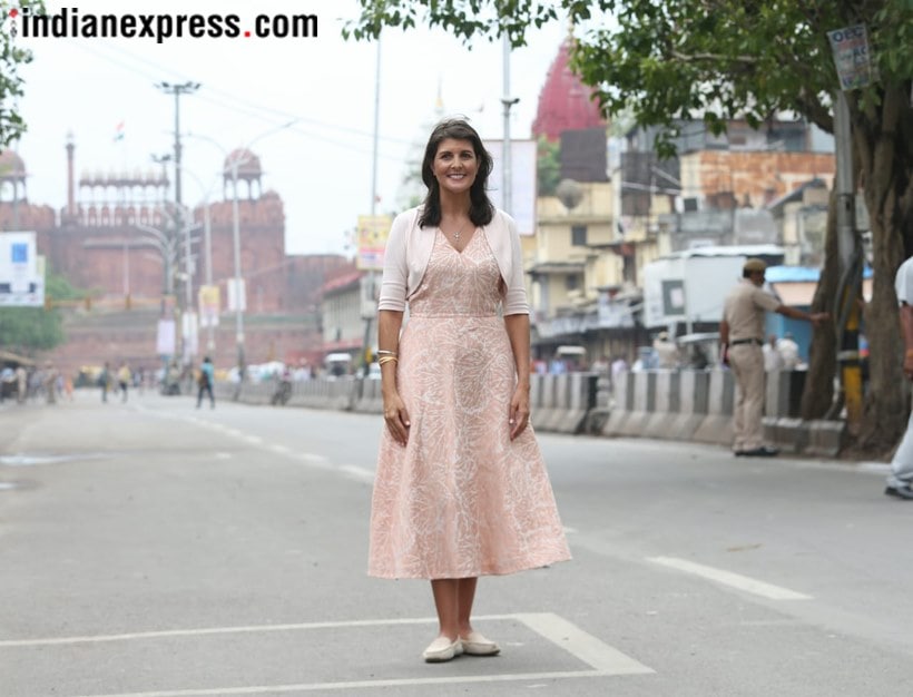 Nikki Haley visits Jama Masjid, makes rotis for 'langar