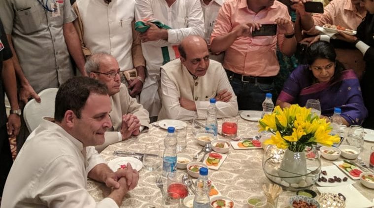 Rahul Gandhi hosts Iftar: Pratibha Patil, Pranab Mukherjee, Hamid Ansari in attendance